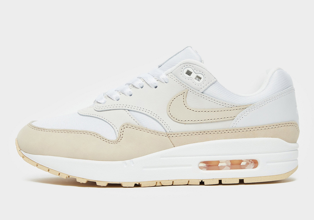 Nike Air Max 1 PRM Summit White Sanddrift FB5060-100 Release Date