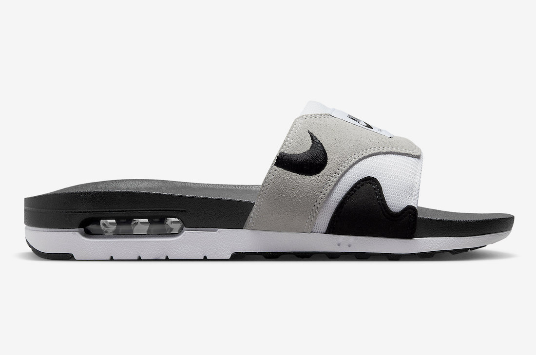 Nike Air Max 1 Slide White Black DH0295-102 Release Date