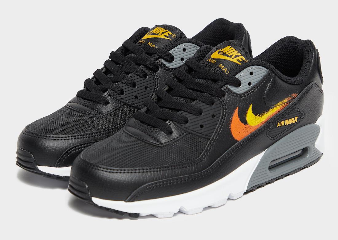 Nike Air Max 90 Spray Paint Swoosh FD0657-002 Release Date