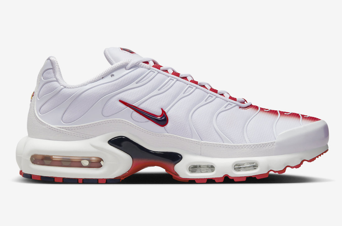 Nike Air Max Plus White Red FN3410-100 Release Date