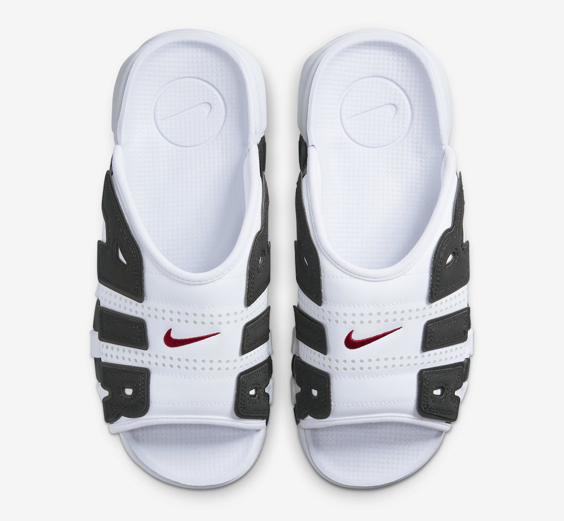 Nike Air More Uptempo Slide White Black FB7815-100 Release Date