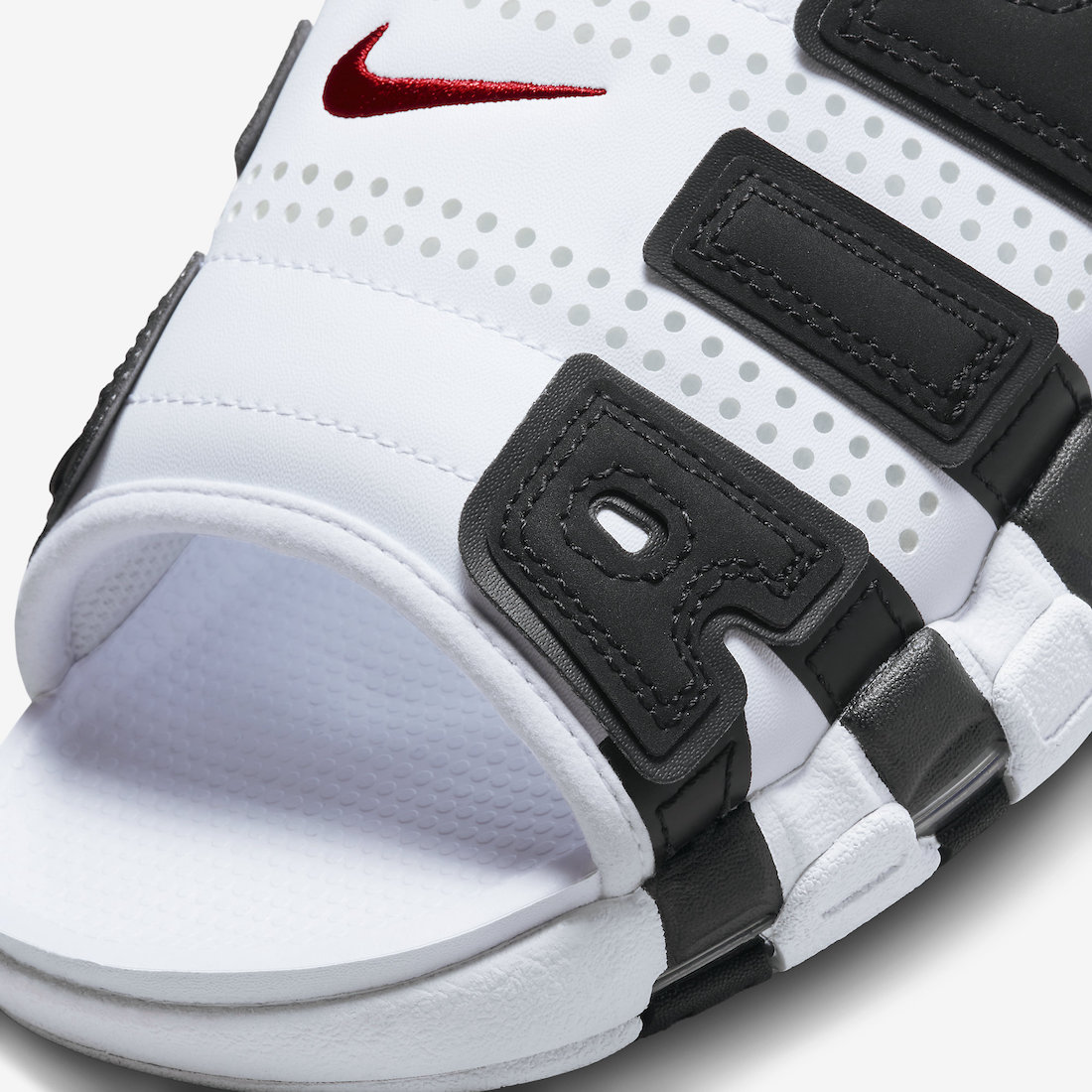 Nike Air More Uptempo Slide White Black FB7815-100 Release Date