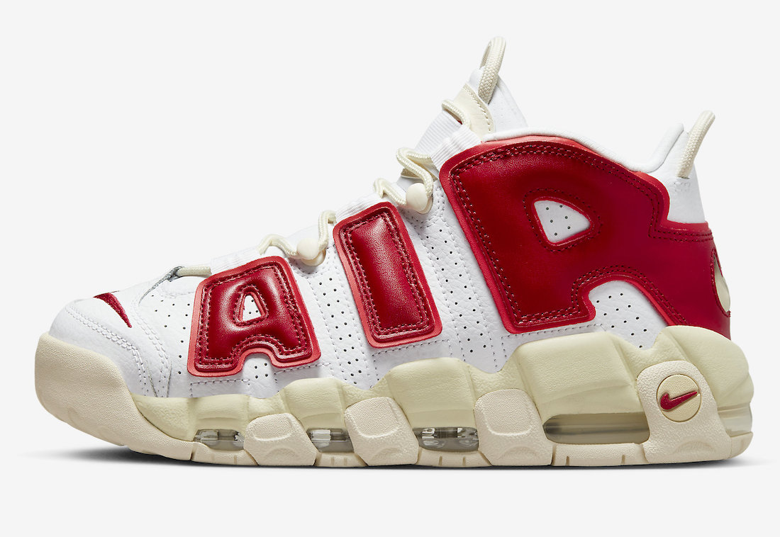 Nike Air More Uptempo White Red FN3497-100 Release Date