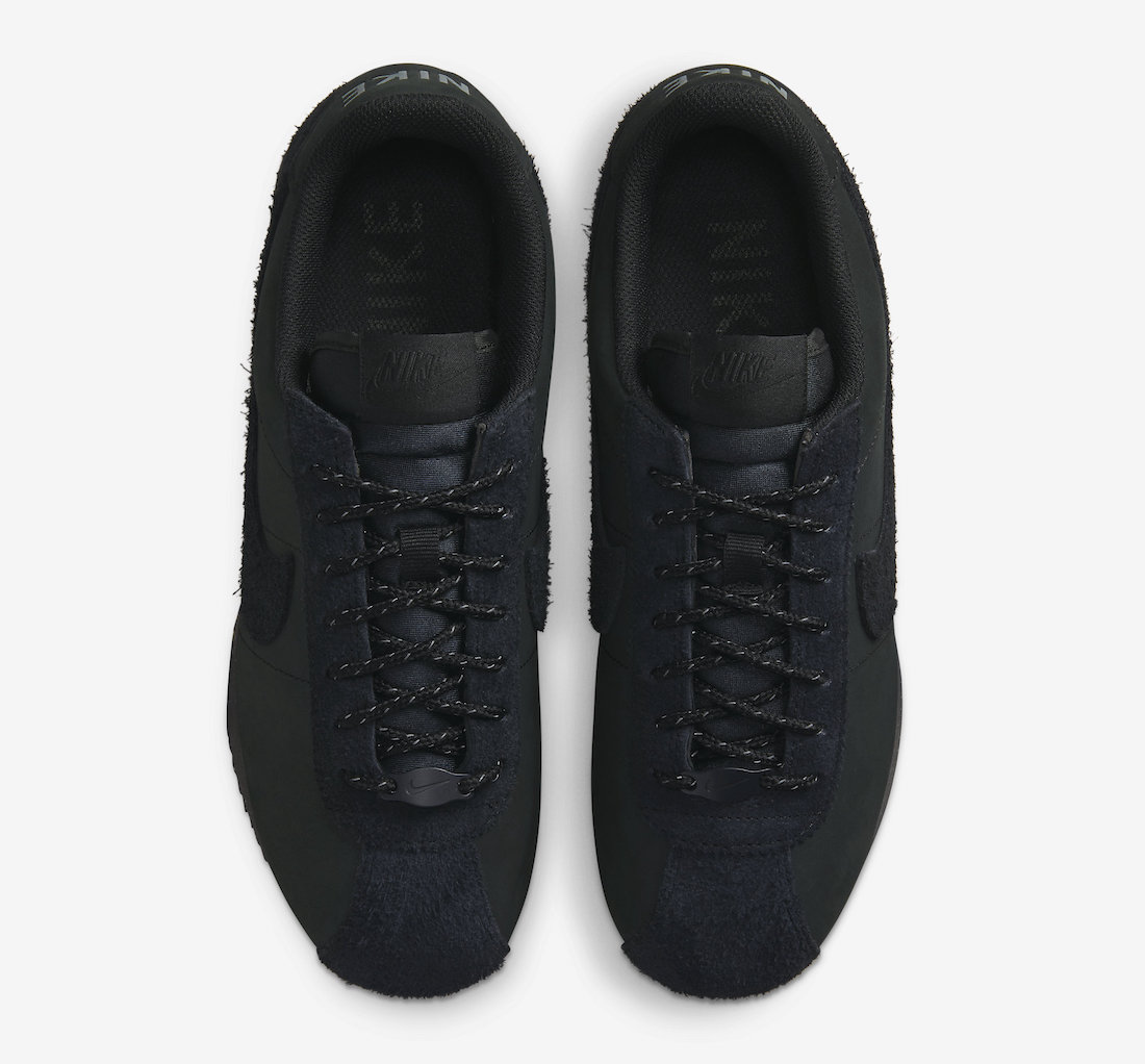 Nike Cortez PRM Triple Black FJ5465-010 Release Date