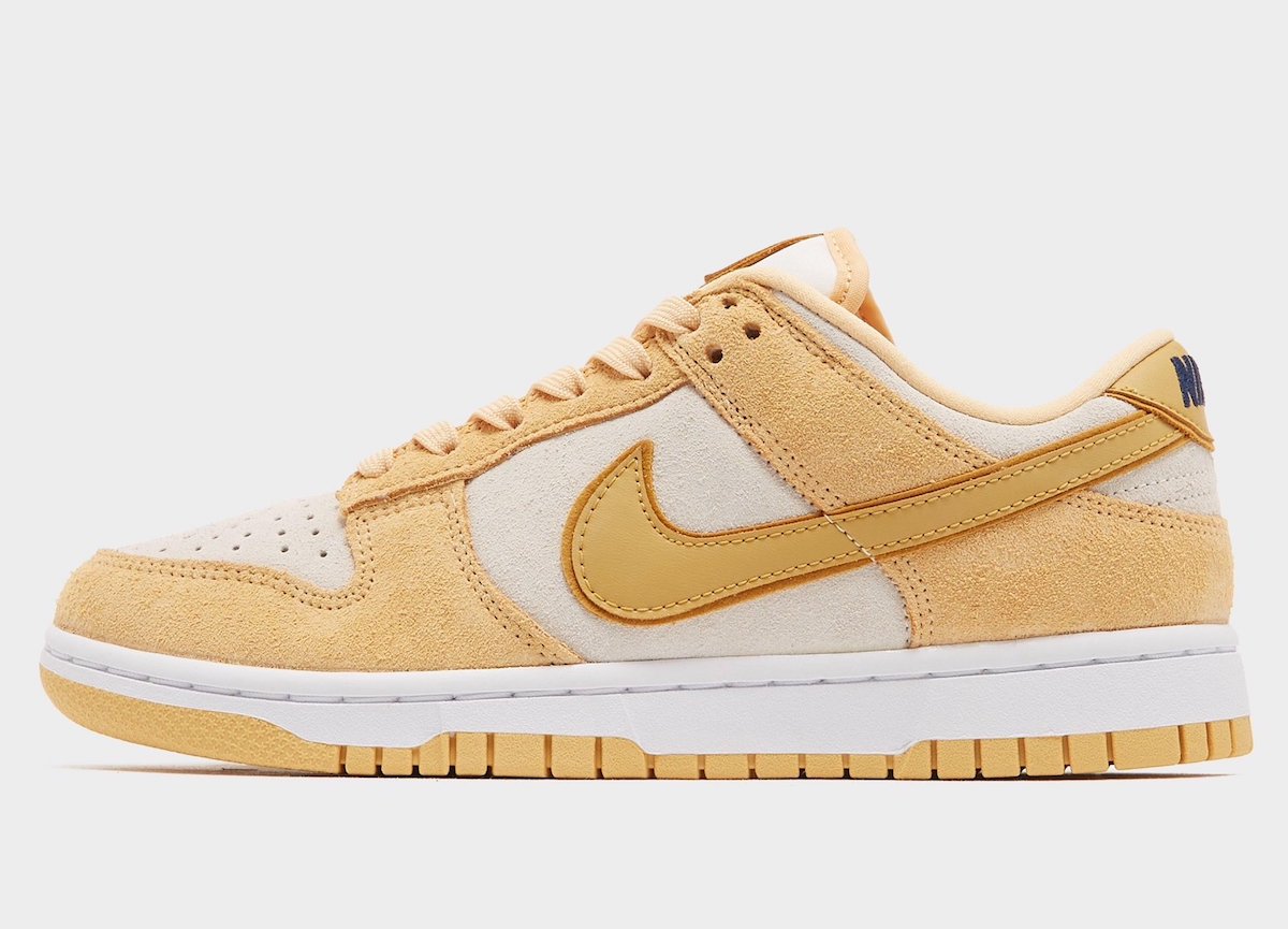 Nike Dunk Low Gold Suede DV7411-200 Release Date