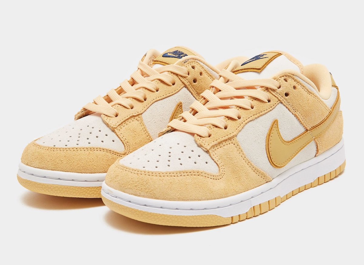 Nike Dunk Low Gold Suede DV7411-200 Release Date