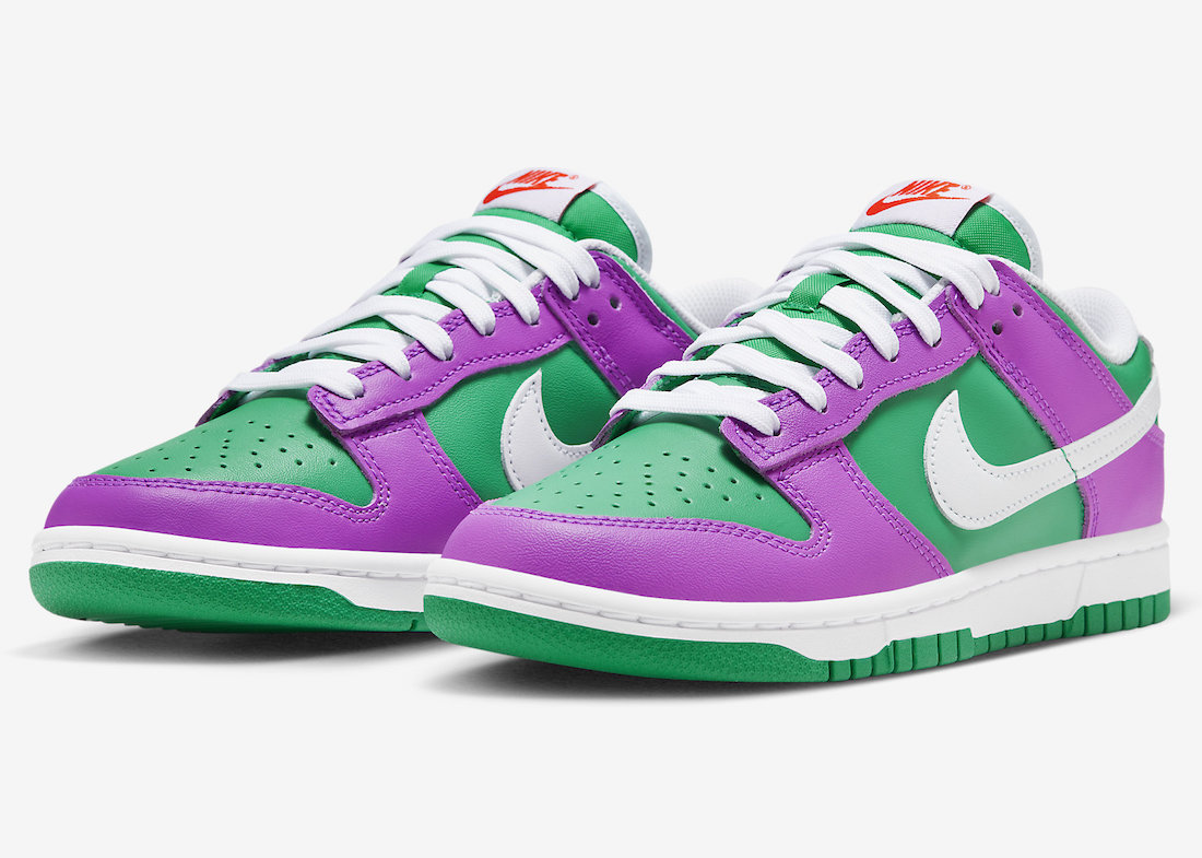 Nike Dunk Low Stadium Green White Fuchsia FD9924-311 Release Date