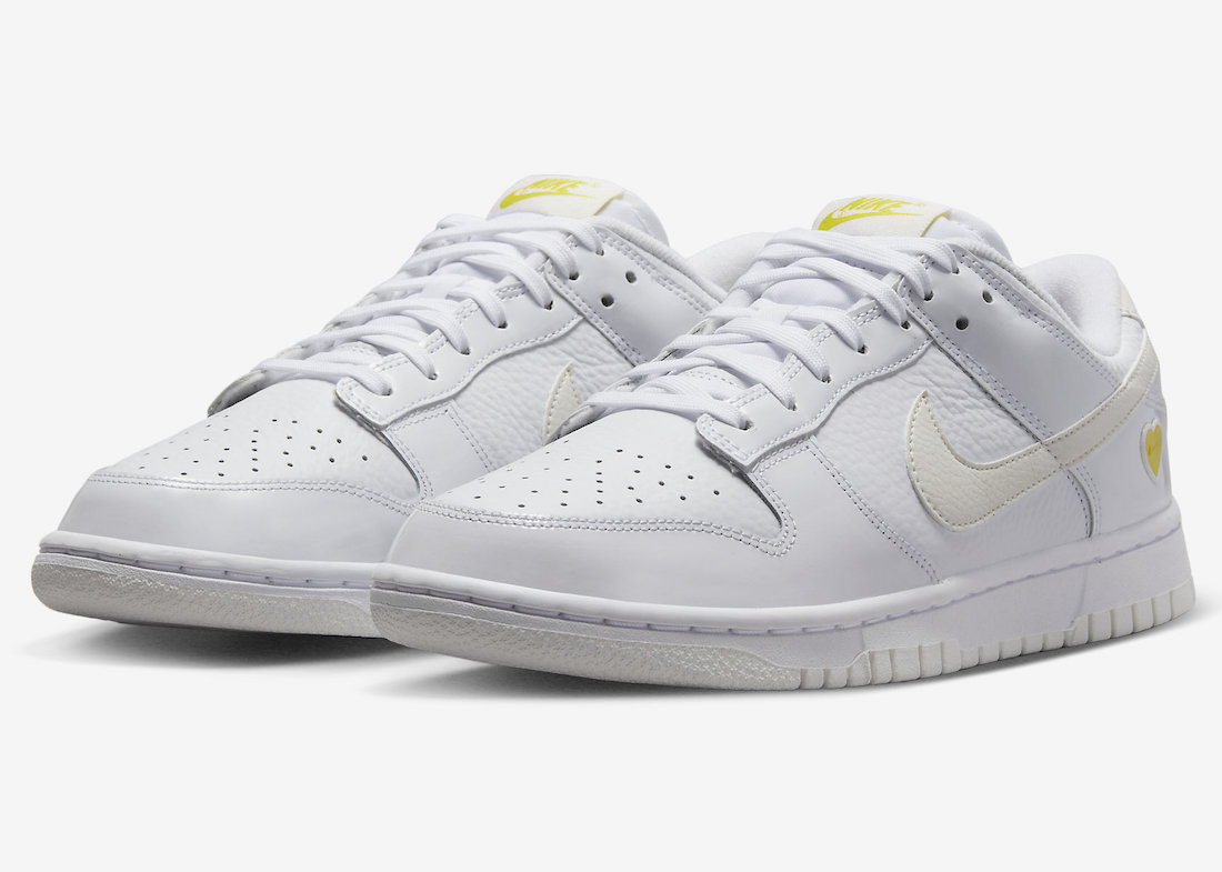 Nike Dunk Low Yellow Heart FD0803-100 Release Date