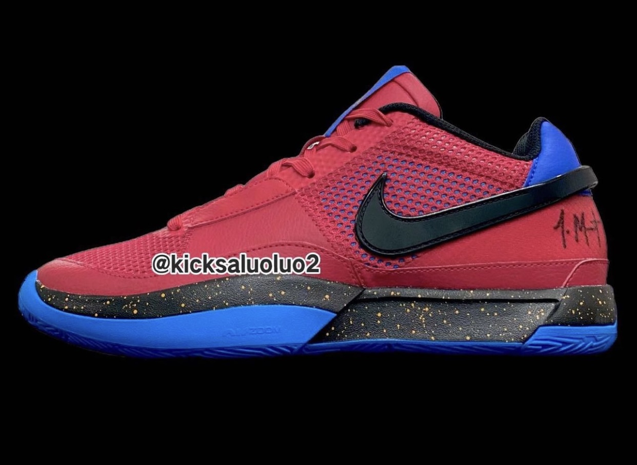 Nike Ja 1 Mismatch Game Royal University Red DR8785-401 Release Date