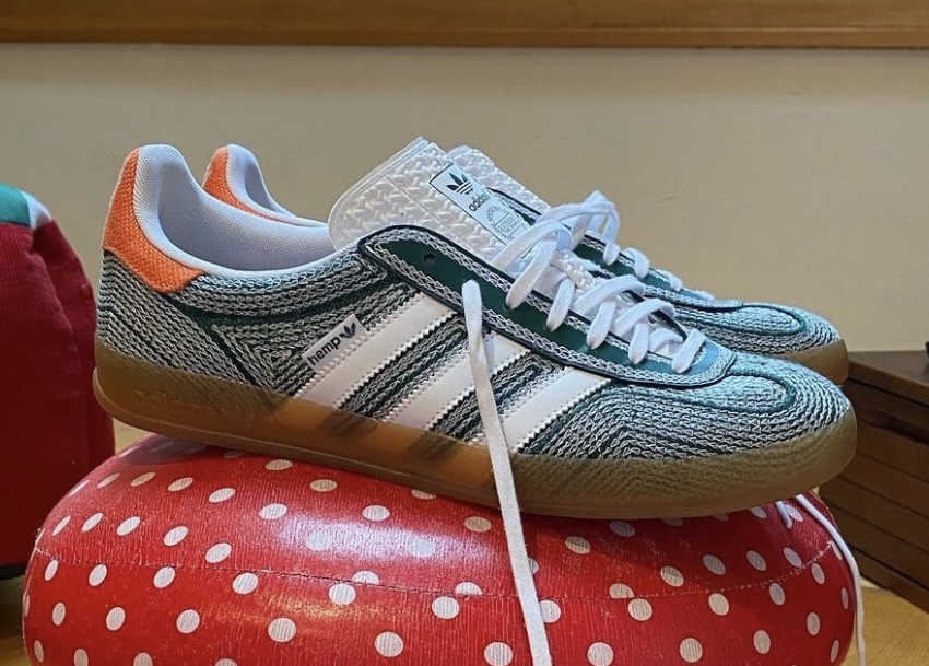 第一眼。Sean Wotherspoon x adidas Gazelle “Hemp”（大麻）。