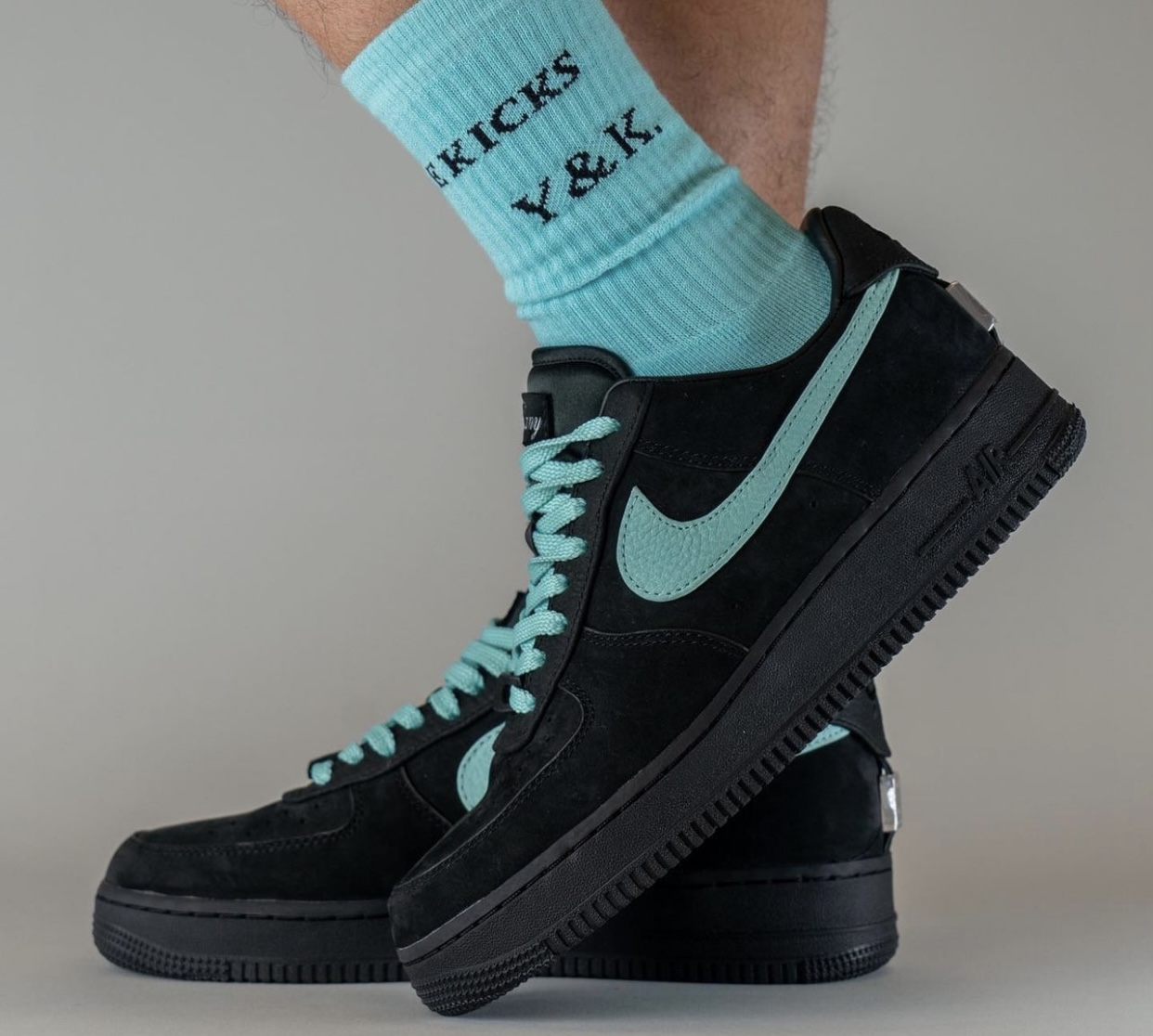 Tiffany Nike Air Force 1 Low DZ1382-001 On-Feet