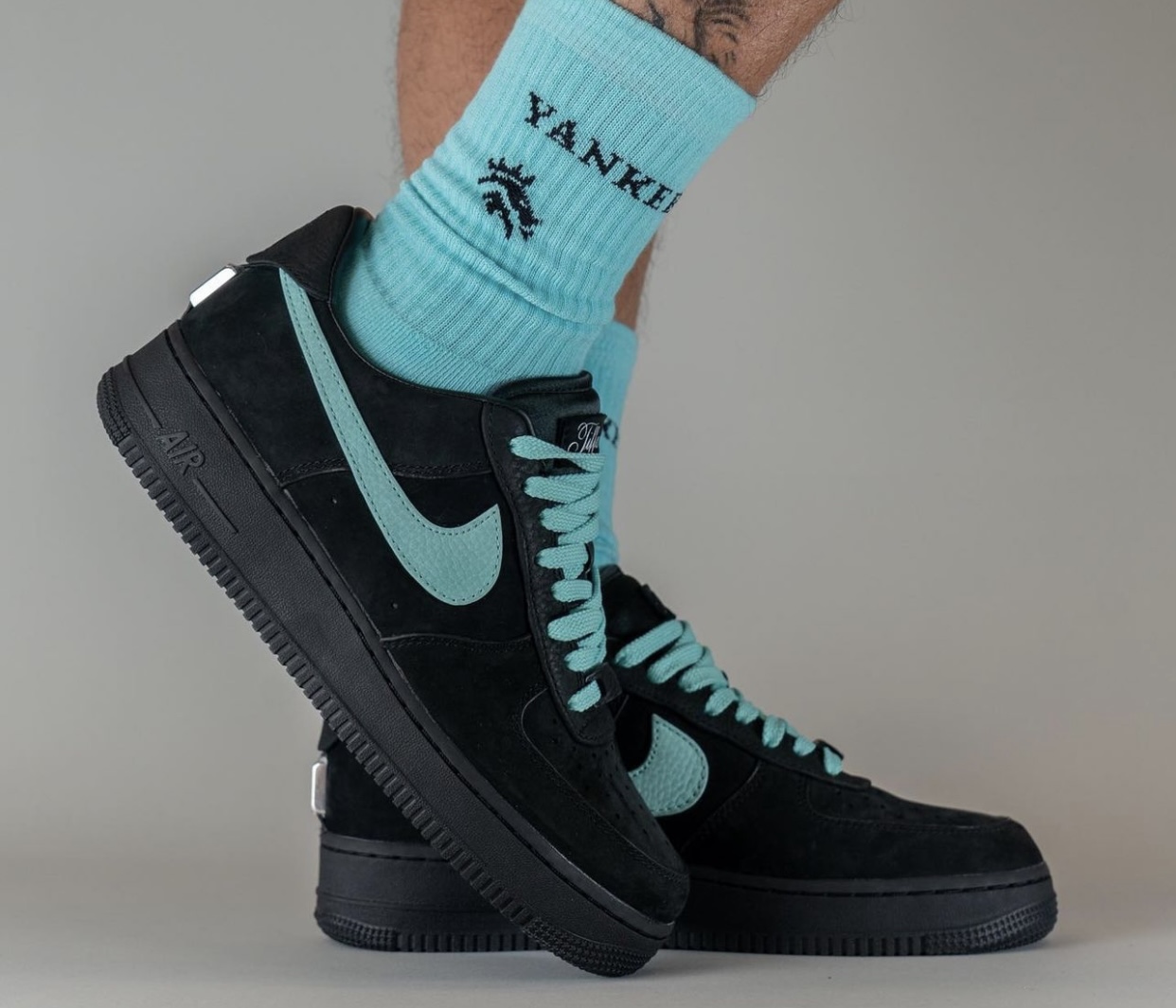 Tiffany Nike Air Force 1 Low DZ1382-001 On-Feet