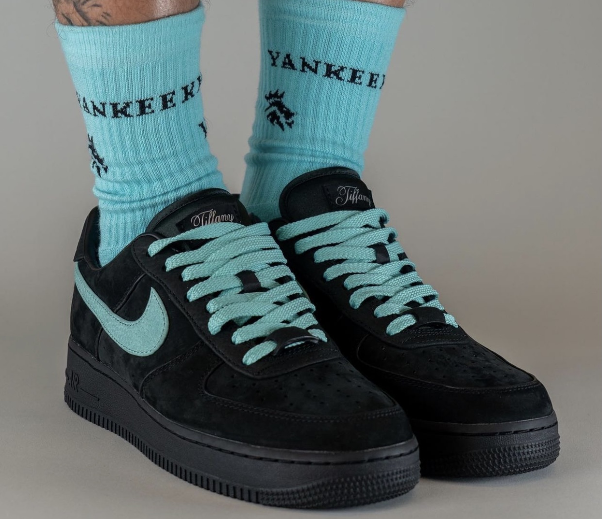 Tiffany Nike Air Force 1 Low DZ1382-001 On-Feet