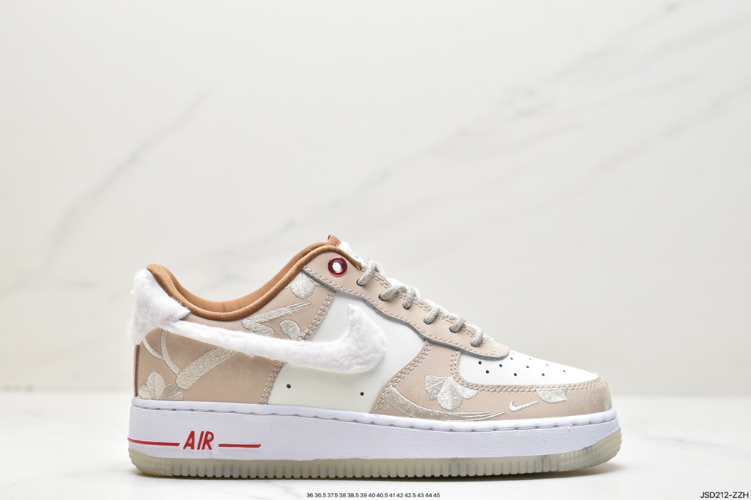 耐克 Nike Air Force 1Low”CNY”兔年 米色 经典潮流耐磨透气 低帮板鞋 FD4341-101