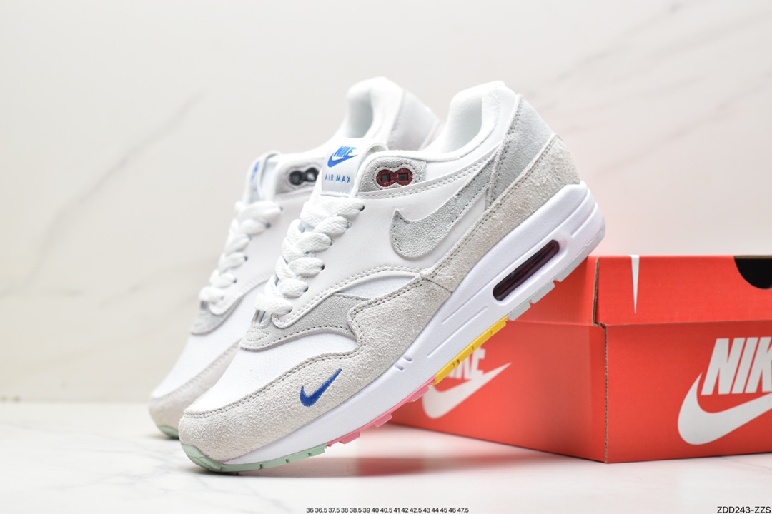 跑鞋, 耐克, 慢跑鞋, Swoosh, Nike Air Max 1, Nike Air Max, Nike Air, NIKE, Air Max 1, Air Max - 耐克Nike Air Max 1 PRM 低帮复古百搭休闲运动慢跑鞋 FB4959-121