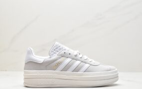 阿迪达斯Adidas Gazelle Bold w 低帮复古百搭休闲运动板鞋 HQ6893