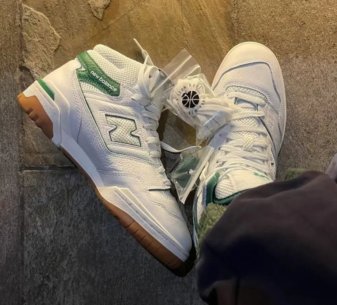 Aime Leon Dore New Balance 650R White Green Gum Release Date