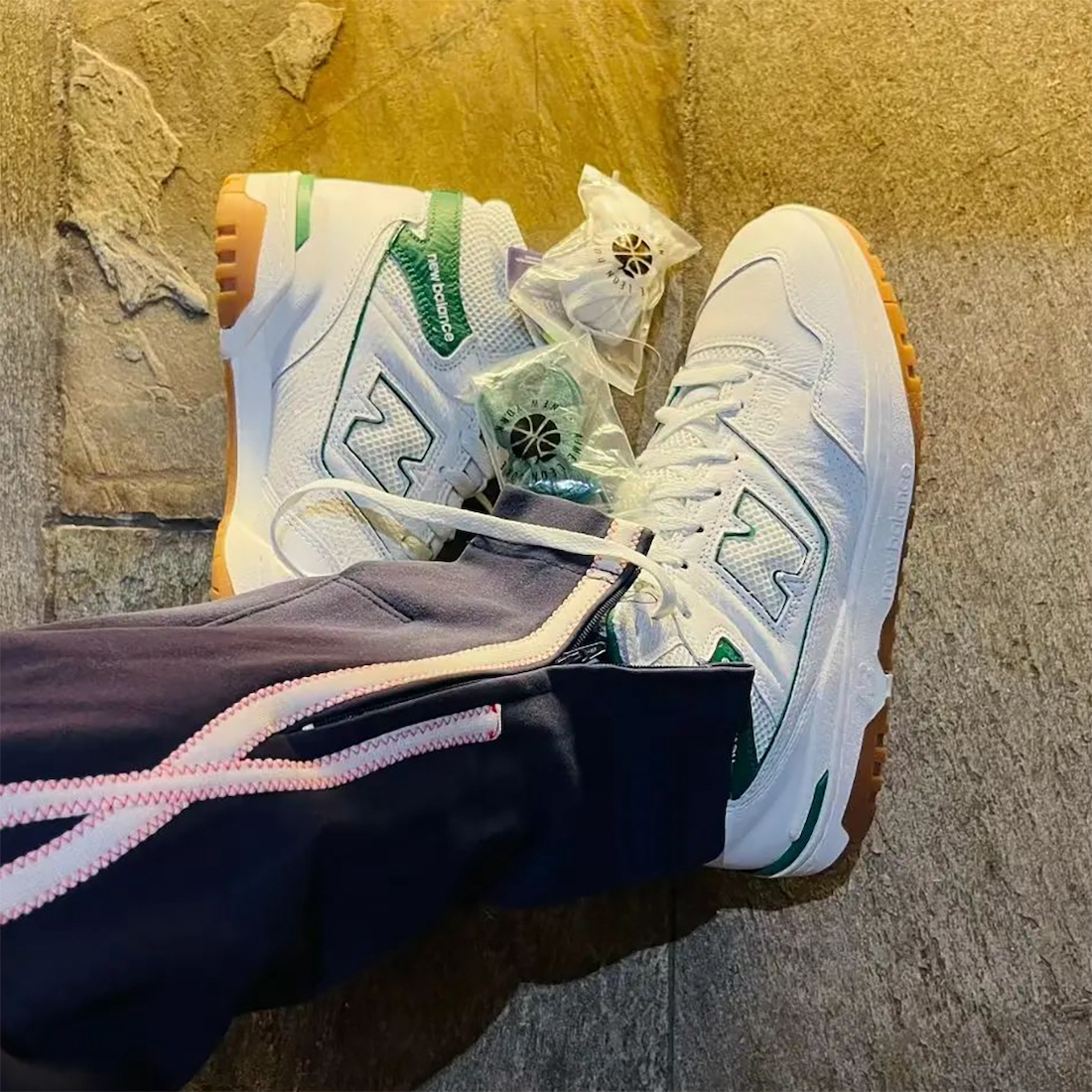 Aime Leon Dore New Balance 650R White Green Gum Release Date