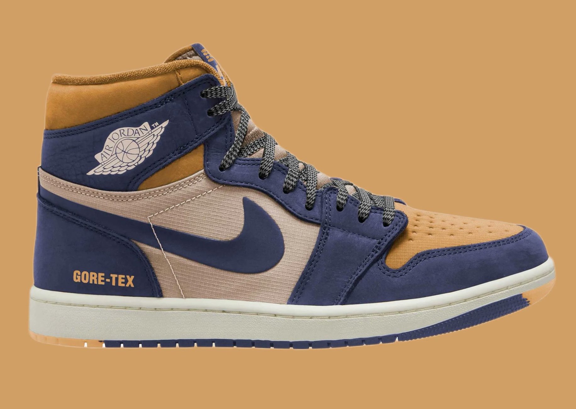 乔丹, Nike Air, Jordan Brand, Jordan, GORE-TEX, Black, Air Jordan 1, Air Jordan, 3M反光