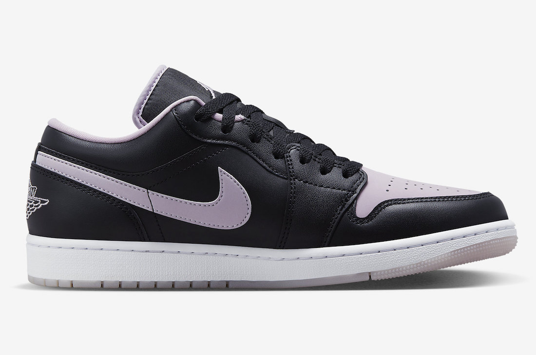 Air Jordan 1 Low Black Iced Lilac DV1309-051 Release Date