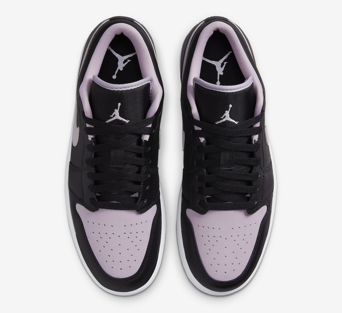 Air Jordan 1 Low Black Iced Lilac DV1309-051 Release Date