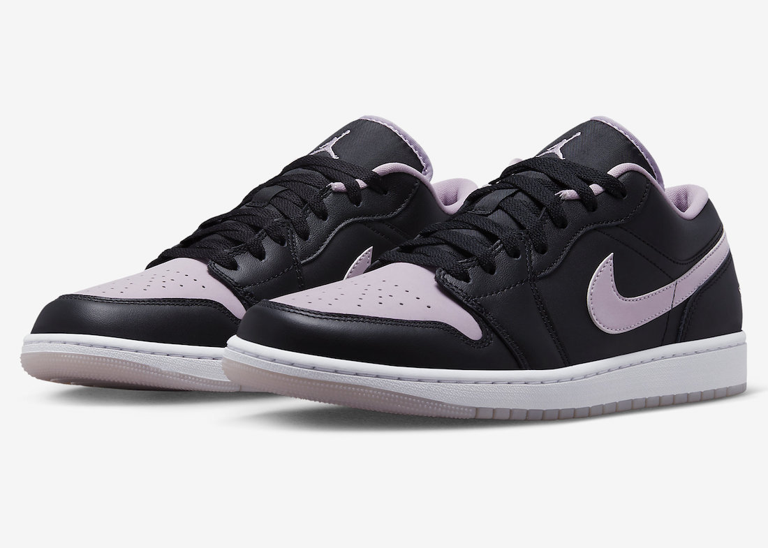 Air Jordan 1 Low Black Iced Lilac DV1309-051 Release Date