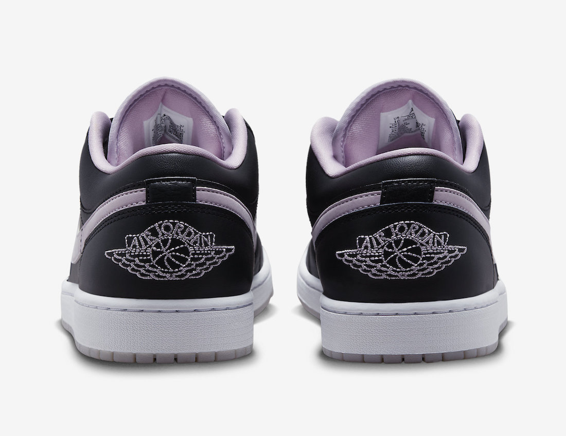 Air Jordan 1 Low Black Iced Lilac DV1309-051 Release Date