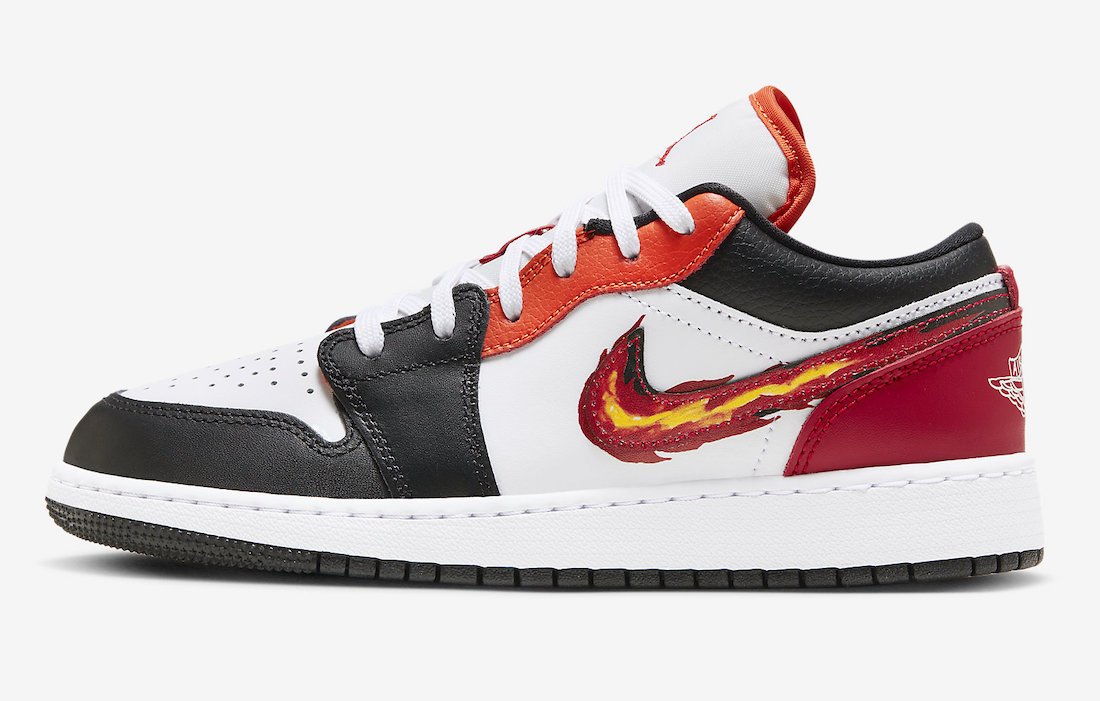 Air Jordan 1 Low Flaming Swoosh FJ7222-101 Release Date