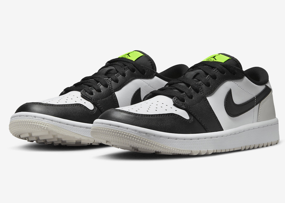 Air Jordan 1 Low Golf White Black Volt DD9315-108 Release Date