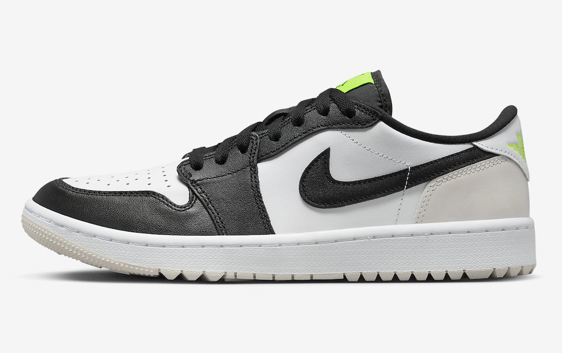 Air Jordan 1 Low Golf White Black Volt DD9315-108 Release Date