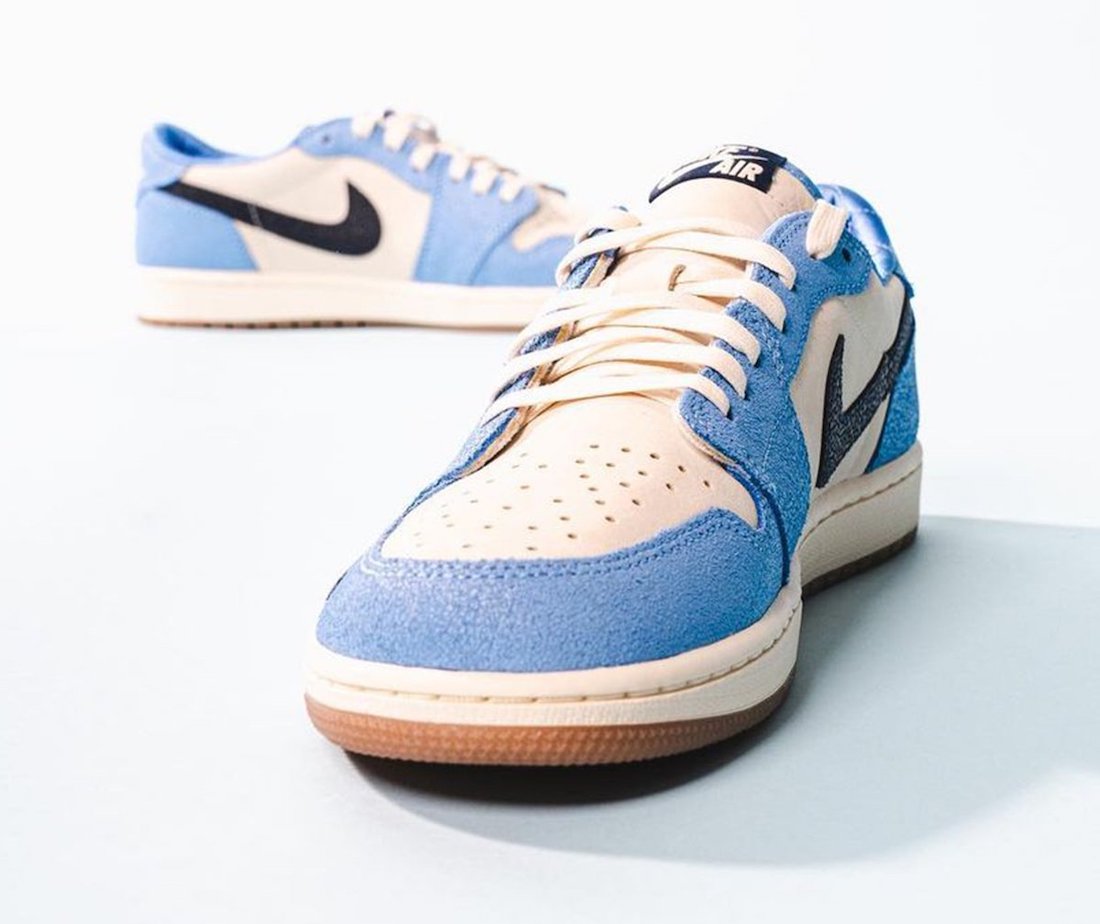 UNC Football Air Jordan 1 Low OG PE