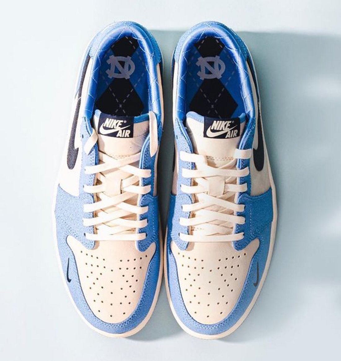 UNC Football Air Jordan 1 Low OG PE