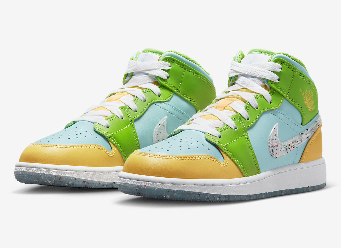 Air Jordan 1 Mid GS Nike Grind DX4368-400 Release Date