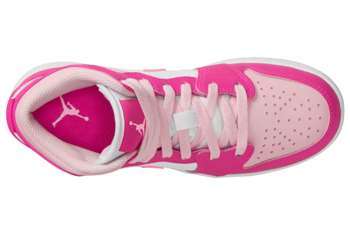 Air Jordan 1 Mid GS Medium Soft Pink Fierce Pink FD8780-116 Release Date