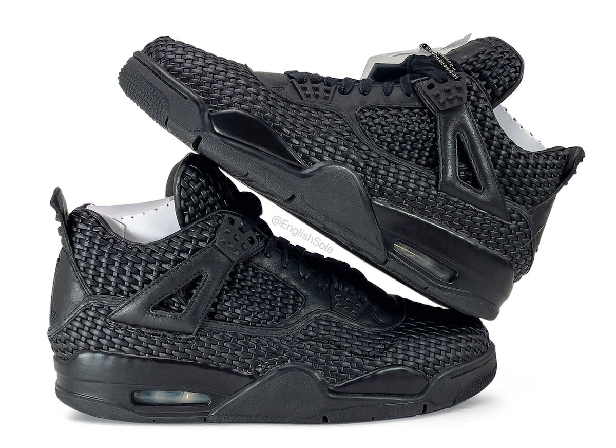 Air Jordan 4 Black Woven