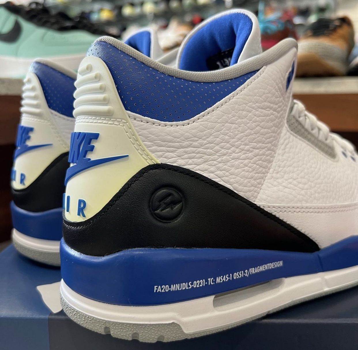 Fragment Air Jordan 3 Sample