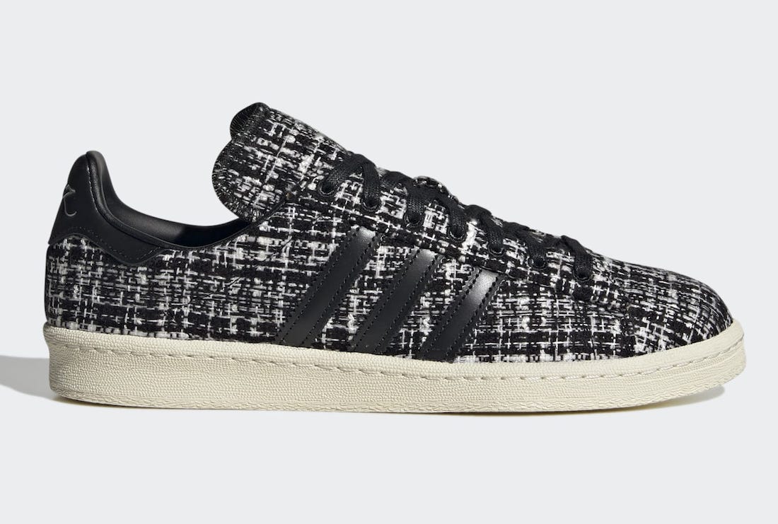 Invincible DayZ adidas Campus Black Tweed HP2821 Release Date