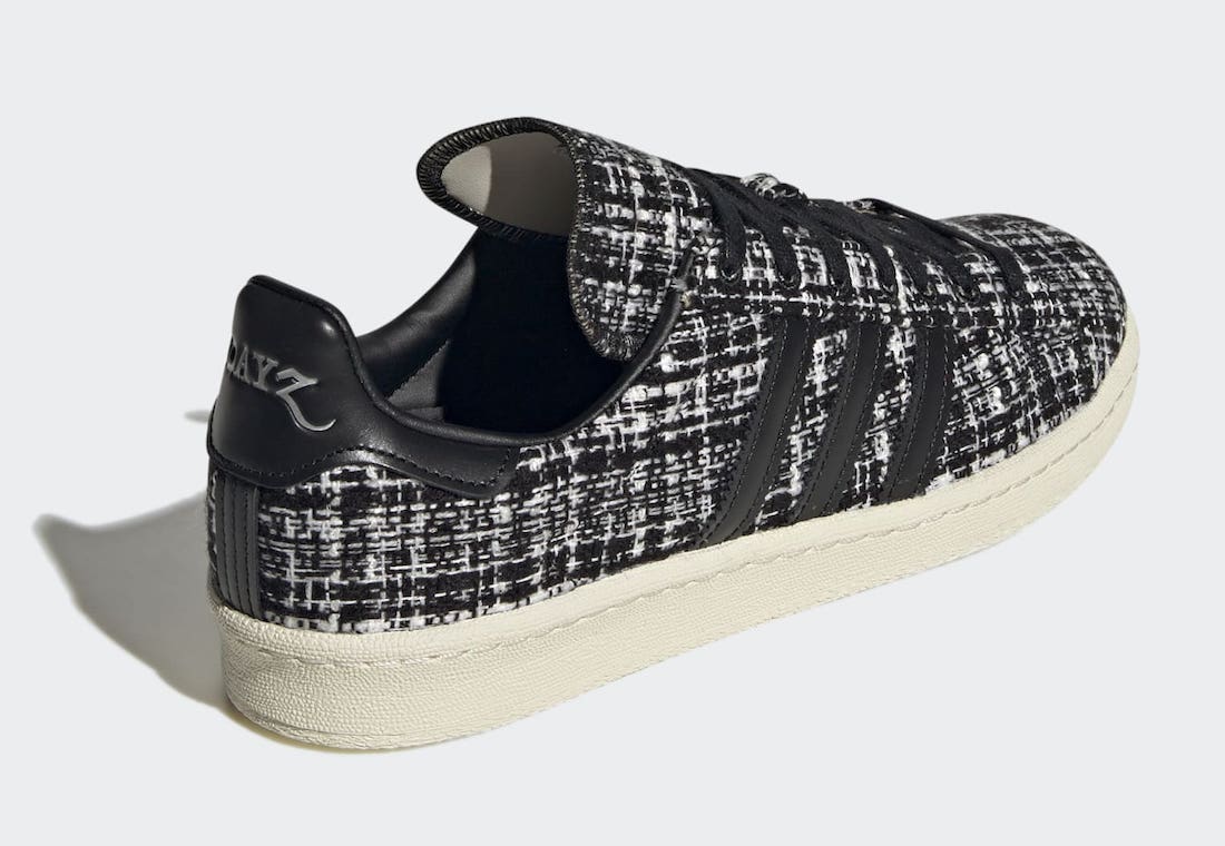 Invincible DayZ adidas Campus Black Tweed HP2821 Release Date