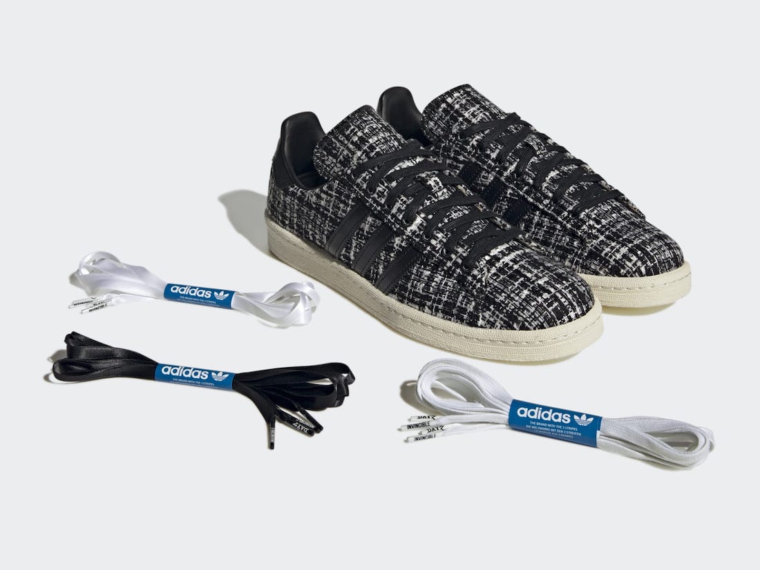 Invincible DayZ adidas Campus Black Tweed HP2821 Release Date