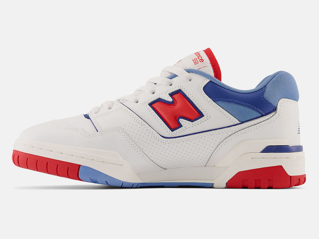 New Balance 550 White Red Blue BB550NCH Release Date