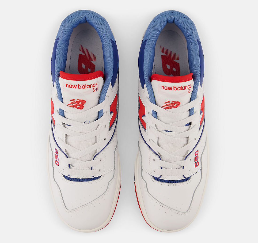 New Balance 550 White Red Blue BB550NCH Release Date