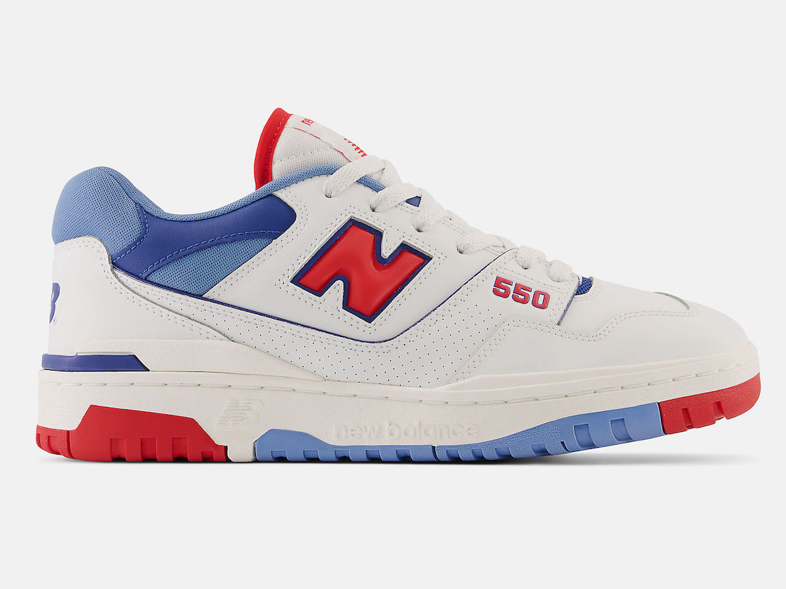 New Balance 550 White Red Blue BB550NCH Release Date