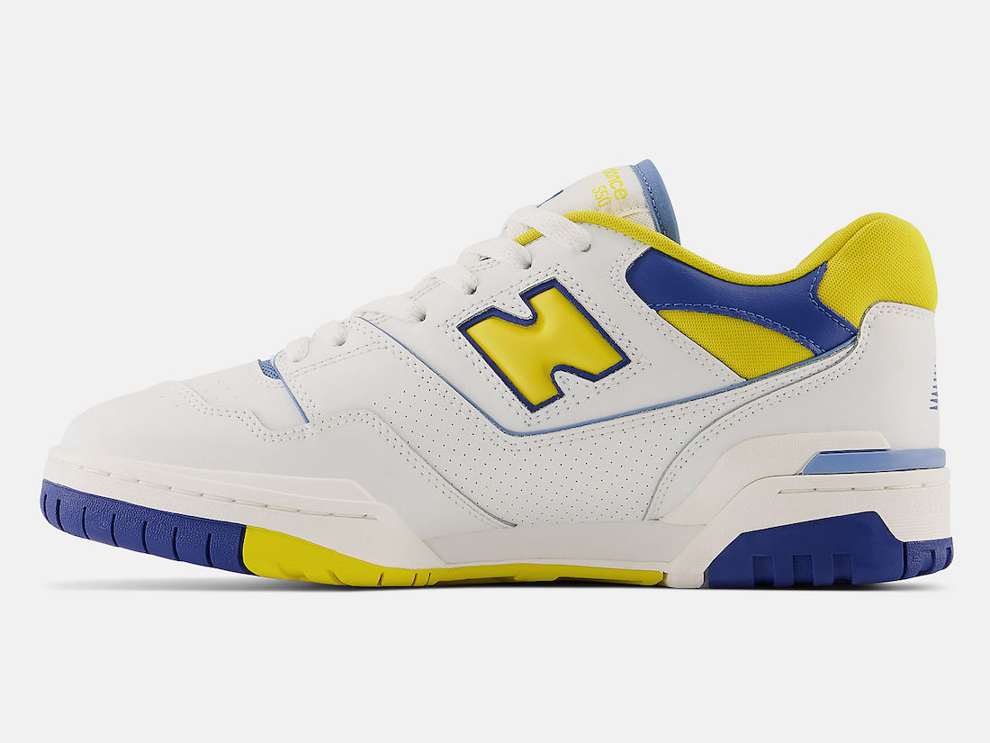 New Balance 550 White Yellow Blue BB550NCG Release Date