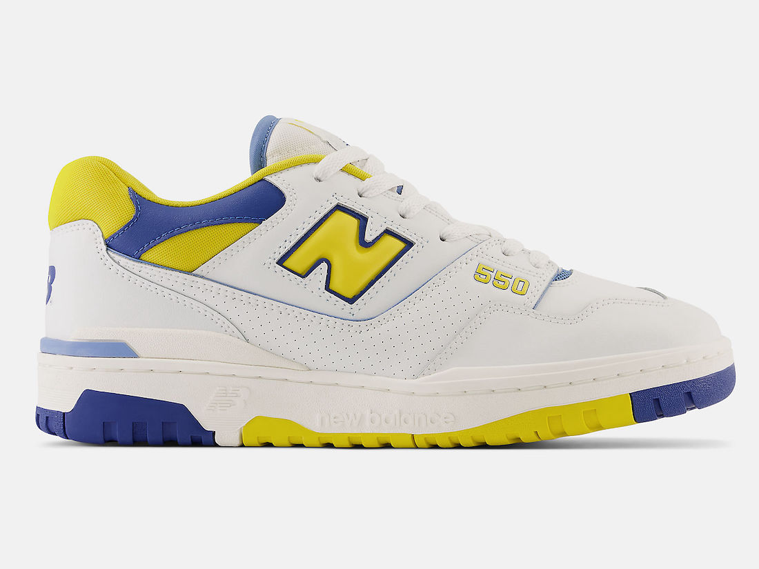 New Balance 550 White Yellow Blue BB550NCG Release Date