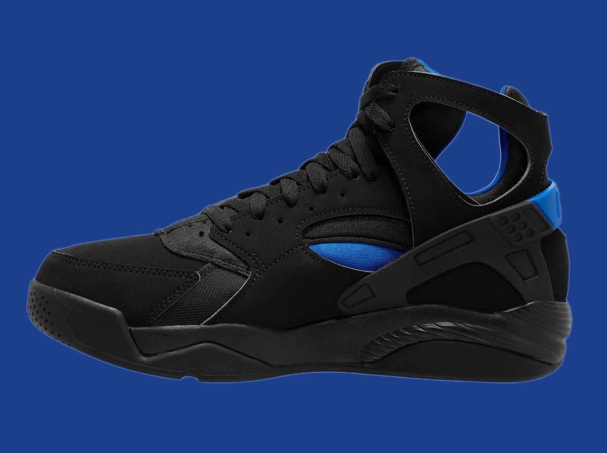 Nike Air Flight Huarache Black Lyon Blue FD0188-002