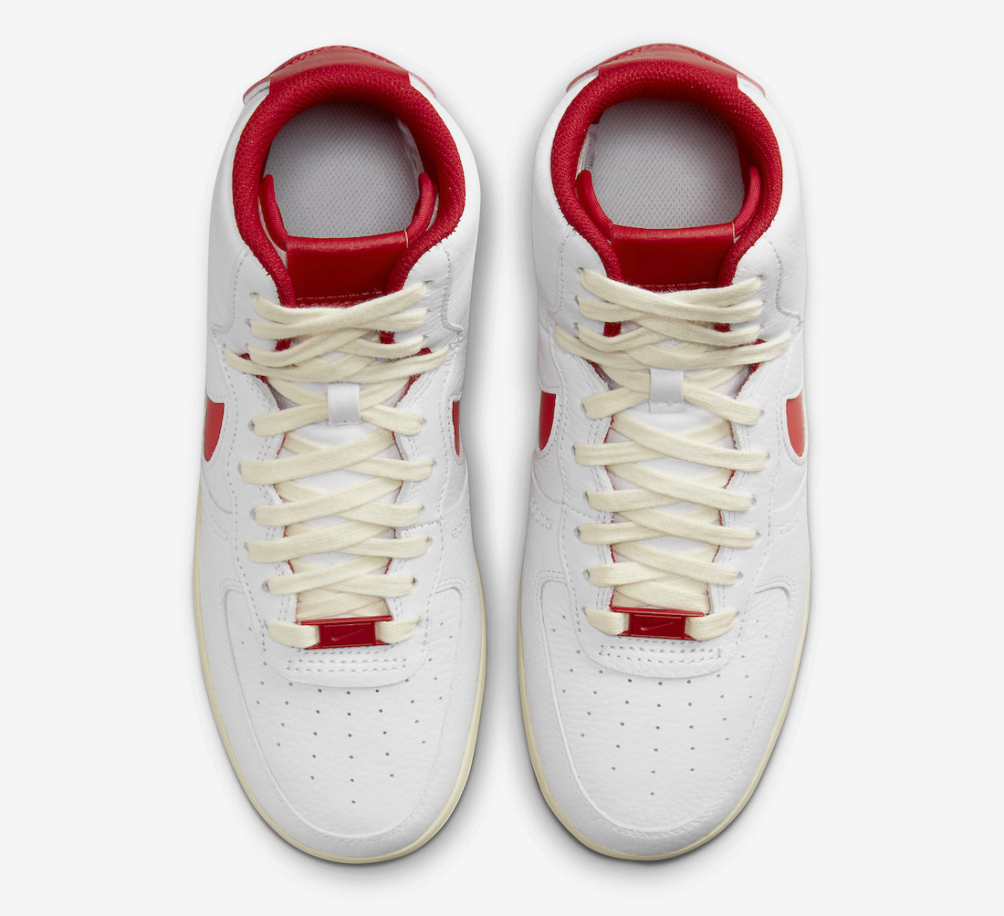 Nike Air Force 1 High Sculpt White Red FN3500-100 Release Date