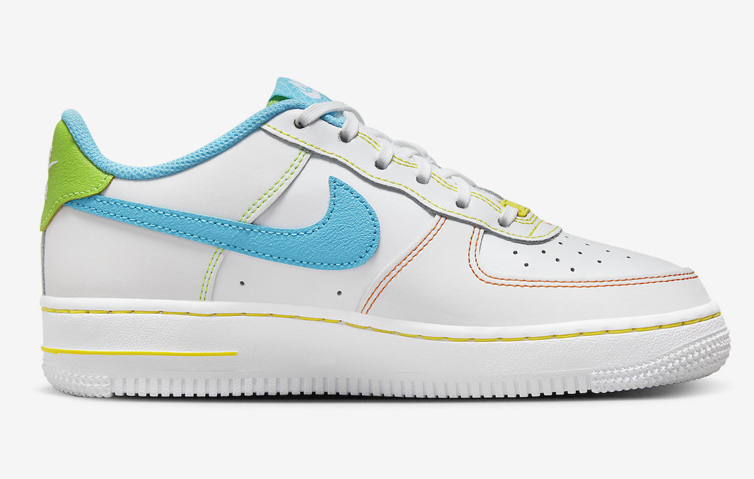 Nike Air Force 1 Low GS White Multi FJ4614-100 Release Date