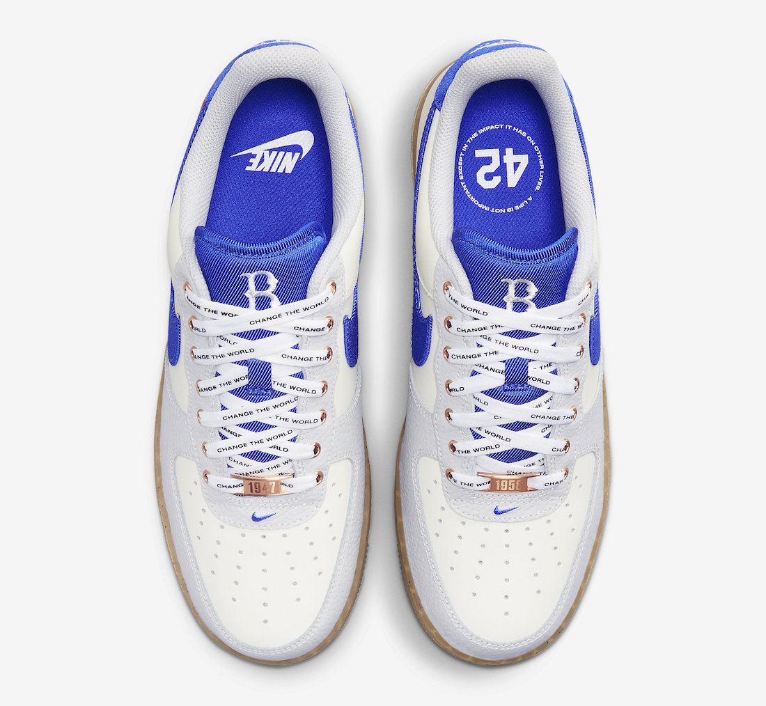 Nike Air Force 1 Low Jackie Robinson FN1868-100 Release Date