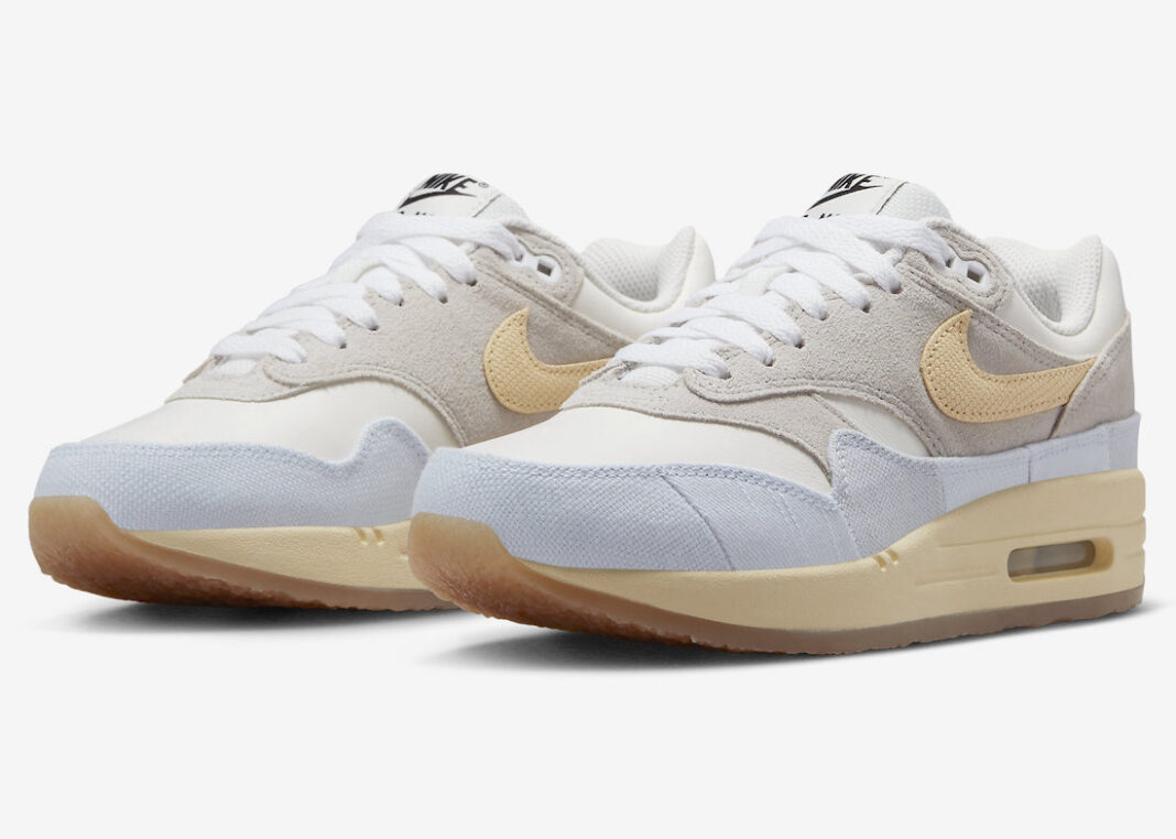 2023年春天的Nike Air Max 1 Crepe “Light Bone”。