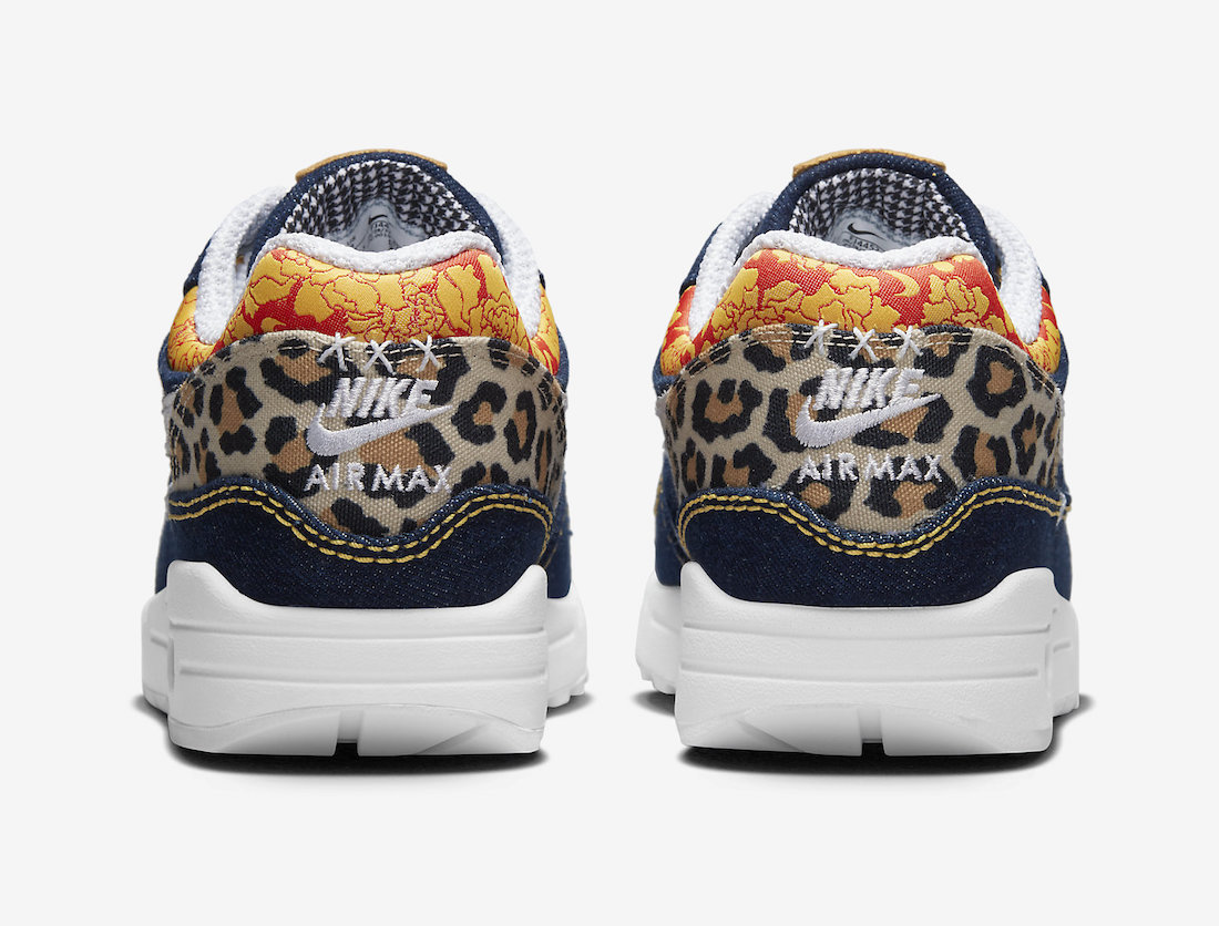 Nike Air Max 1 Premium Denim Leopard FJ4452-432 Release Date